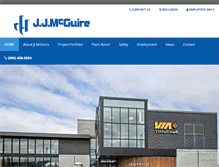 Tablet Screenshot of jjmcguire.com